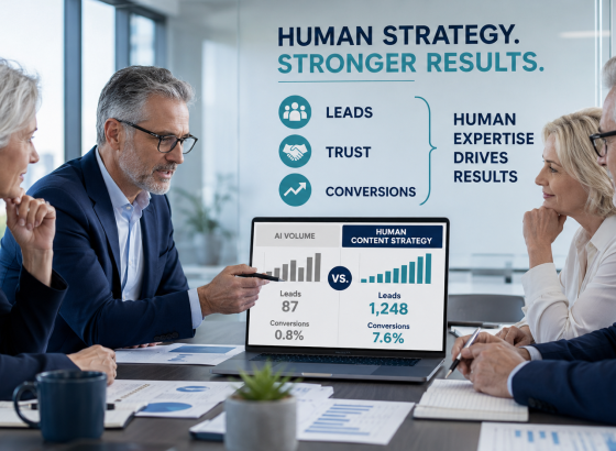 Human Content Strategy: Why AI Volume Alone Does Not Generate Leads or Conversions